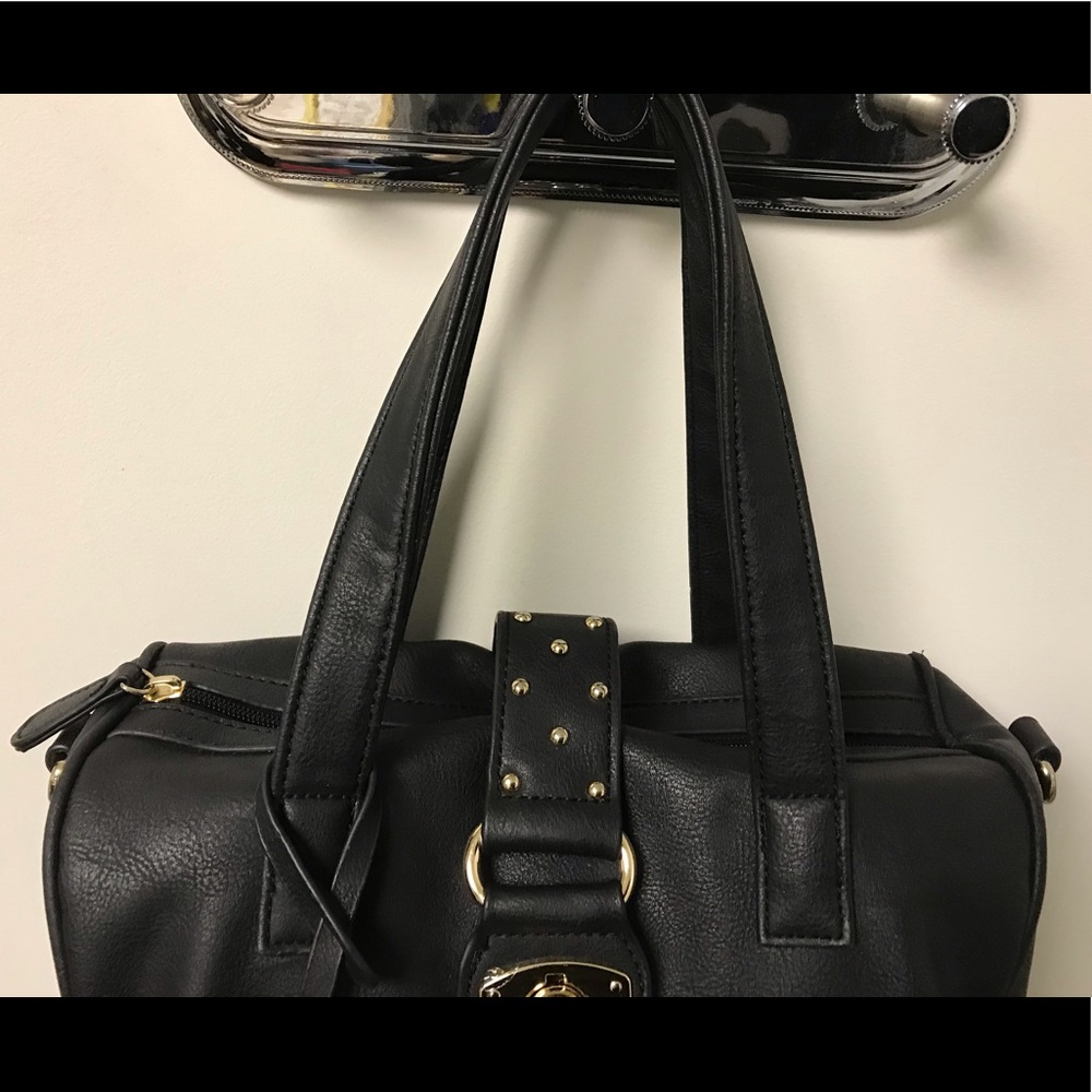 Nice Gussaci Black Gold Studded Bag! - Picture 11 of 13